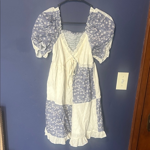 Westfade Dresses & Skirts - Patchwork Dress With Eyelet Details